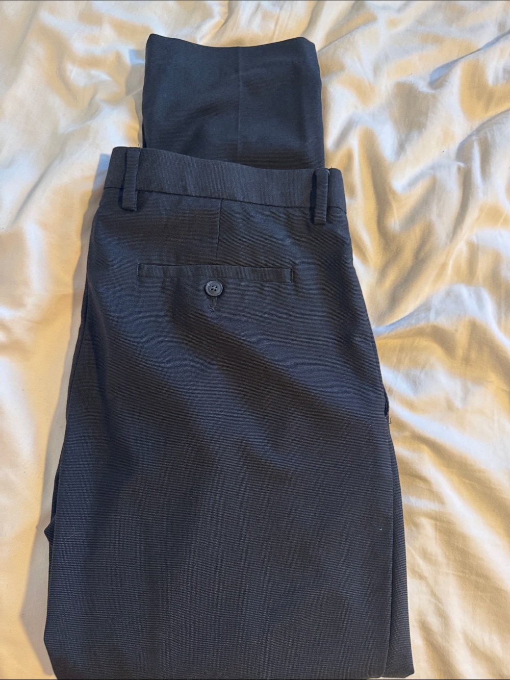 Men's Perry Ellis 34x30 Classic Black Dress Pants